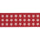 Schumacher Astra Block-Print Tape Red Trim 87562