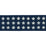 Schumacher Astra Block-Print Tape Navy Trim 87563