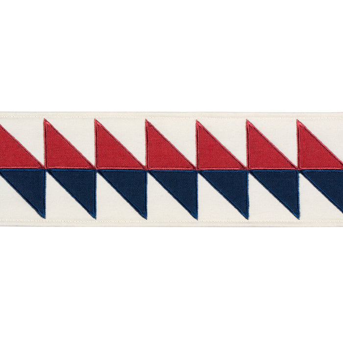 Schumacher Quilted Diamond Tape Americana Trim 87581