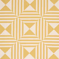 Schumacher Square In A Square Yellow Fabric 87592