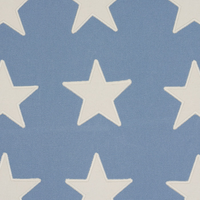 Schumacher Starfield Applique Sky Fabric 87601