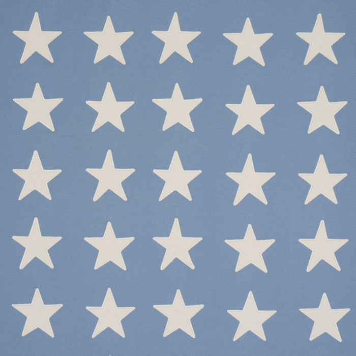 Schumacher Starfield Applique Sky Fabric 87601