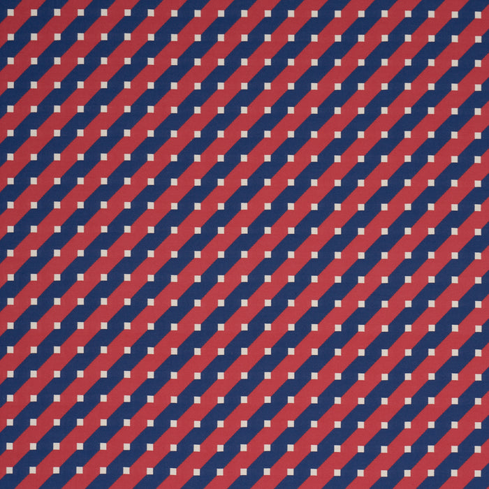 Schumacher Zilla Stripe Americana Fabric 87610