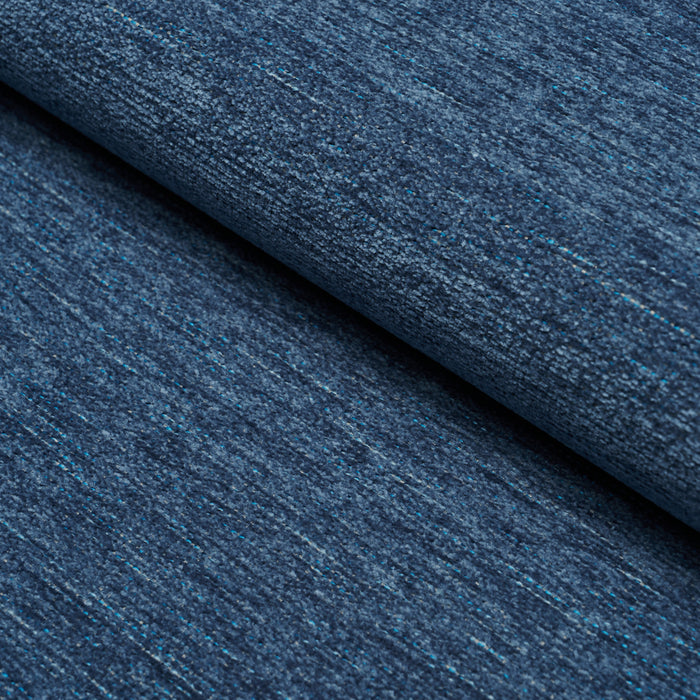 Schumacher Corbin Performance Chenille Indigo Fabric 87621