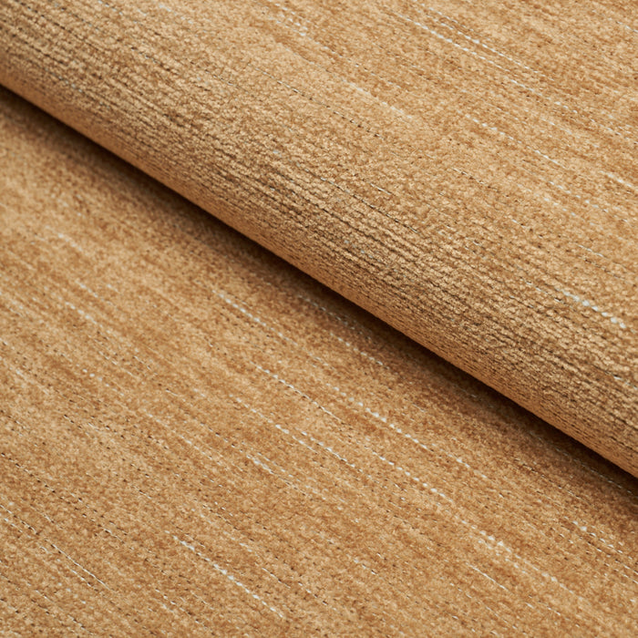 Schumacher Corbin Performance Chenille Burnt Orange Fabric 87625