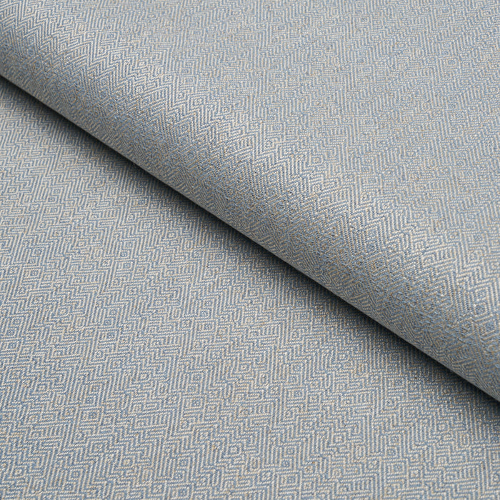 Schumacher Leona Performance Blue Fabric 87632