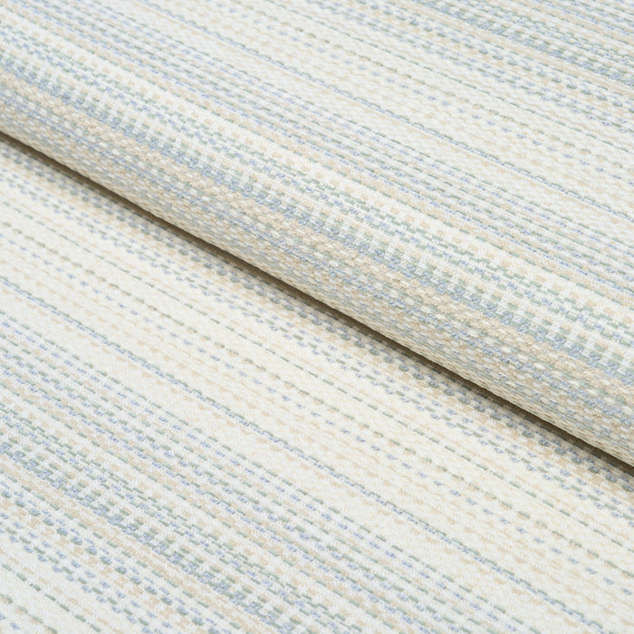 Schumacher Sabine Performance Stripe Mineral Fabric Sample 87640