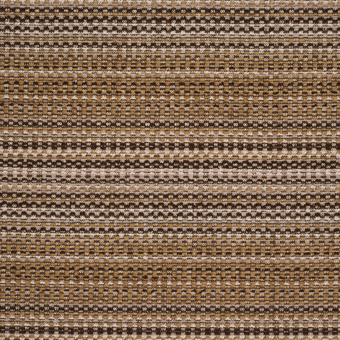 Schumacher Sabine Performance Stripe Sepia Fabric 87642