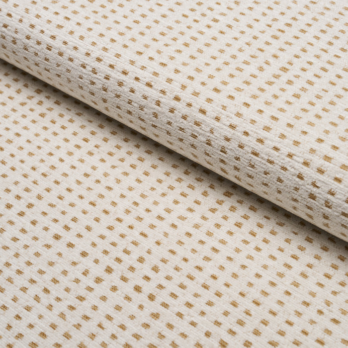 Schumacher Jasper Performance Chenille Pearl Fabric Sample 87650