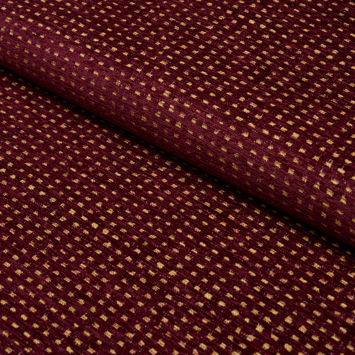 Schumacher Jasper Performance Chenille Aubergine Fabric 87653
