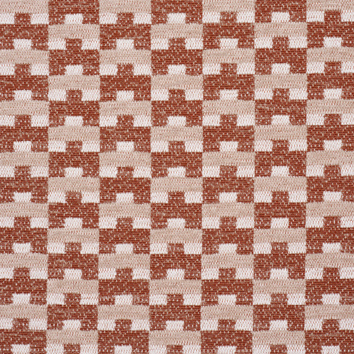 Schumacher Thatcher Performance Brick Fabric 87663