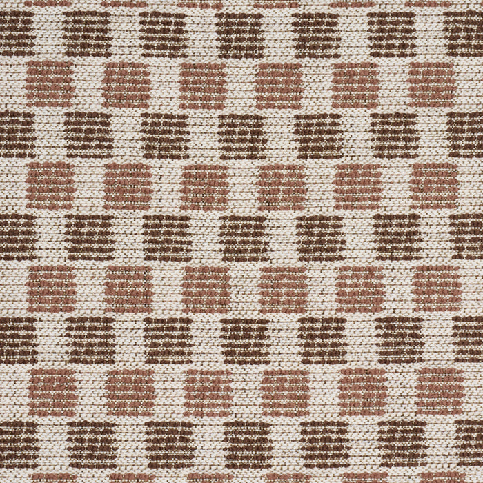 Schumacher Elara Performance Brown Fabric 87672
