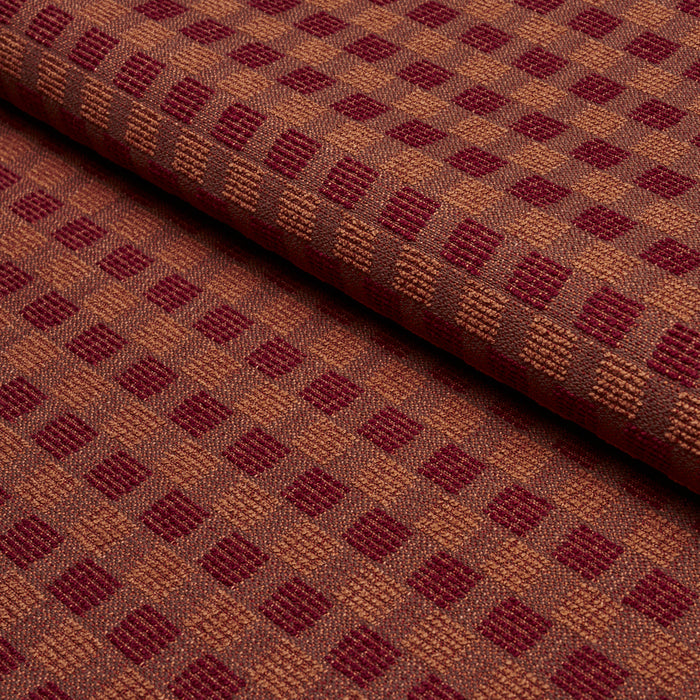 Schumacher Elara Performance Brick Fabric Sample 87673