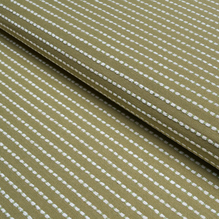 Schumacher Austen Performance Stripe Leaf Fabric 87681