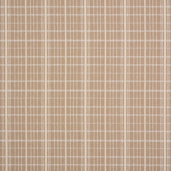 Schumacher Merrick Performance Plaid Beige Fabric 87690