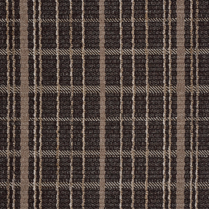 Schumacher Merrick Performance Plaid Brown Fabric Sample 87691