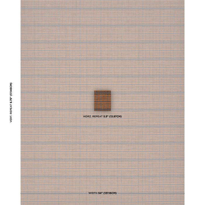 Schumacher Merrick Performance Plaid Sepia Fabric Sample 87692