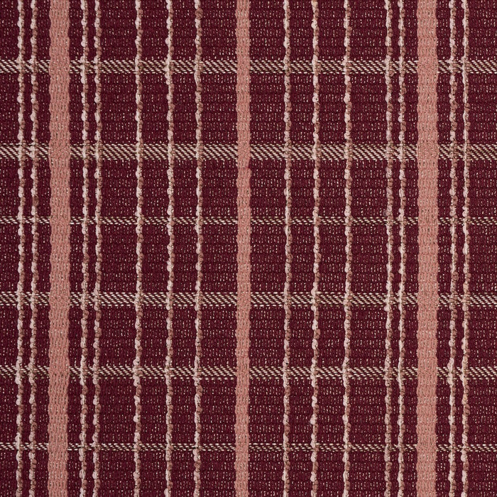 Schumacher Merrick Performance Plaid Garnet Fabric 87693