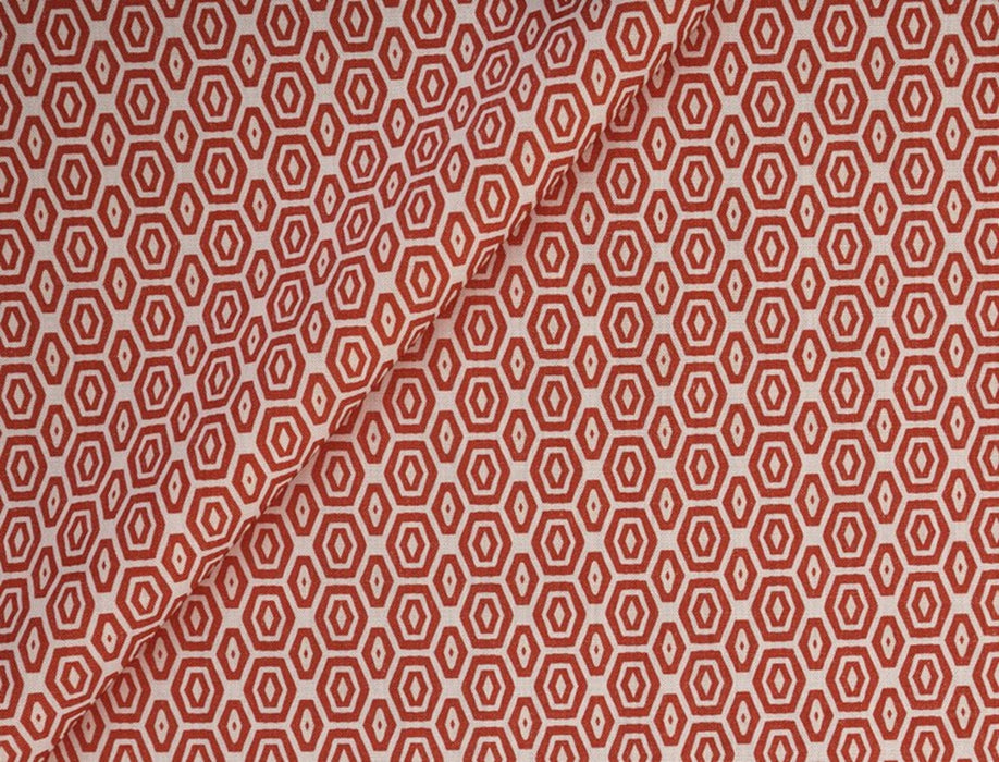 Jim Thompson Patron Terracotta Fabric Sample JT013647003