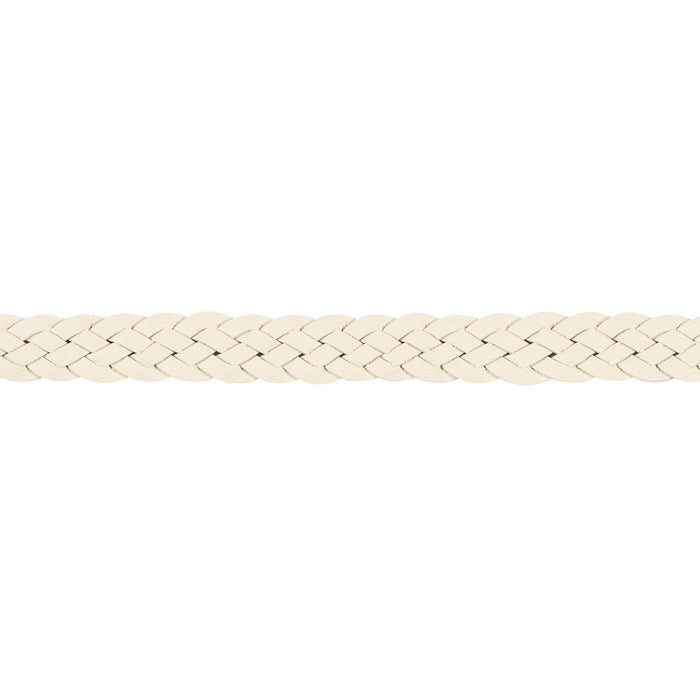 Schumacher Pondera Leather Braid Ivory Trim 87730