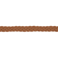 Schumacher Pondera Leather Braid Camel Trim 87731
