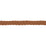 Schumacher Pondera Leather Braid Camel Trim 87731