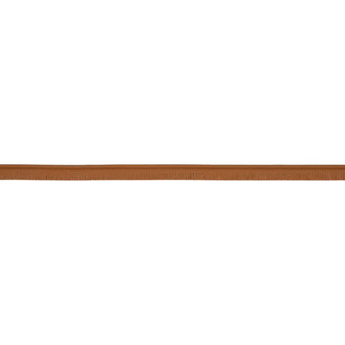 Schumacher Burnham Narrow Leather Piping Camel Trim Sample 87743