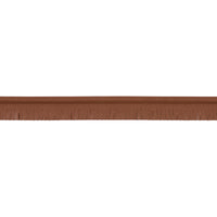 Schumacher Burnham Narrow Leather Piping Brown Trim 87744