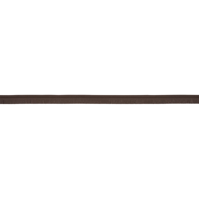 Schumacher Burnham Narrow Leather Piping Dark Brown Trim Sample 87745