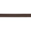Schumacher Burnham Narrow Leather Piping Dark Brown Trim 87745