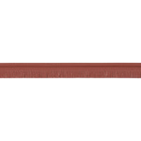 Schumacher Burnham Narrow Leather Piping Rust Trim 87746