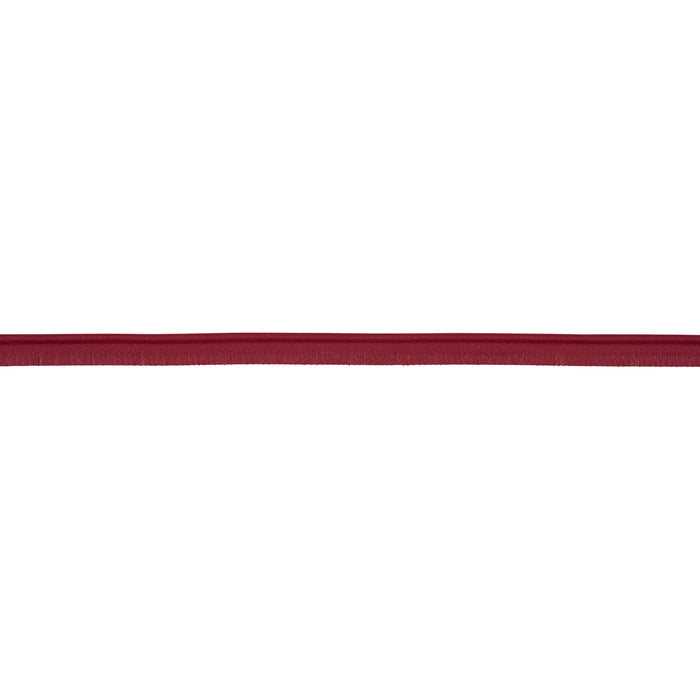 Schumacher Burnham Narrow Leather Piping Red Trim Sample 87747