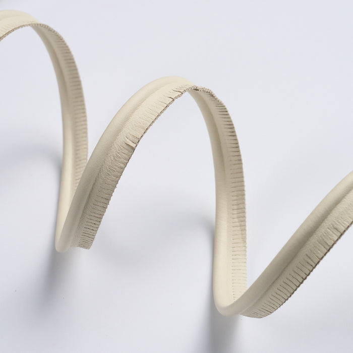 Schumacher Burnham Medium Leather Piping Ivory Trim 87750