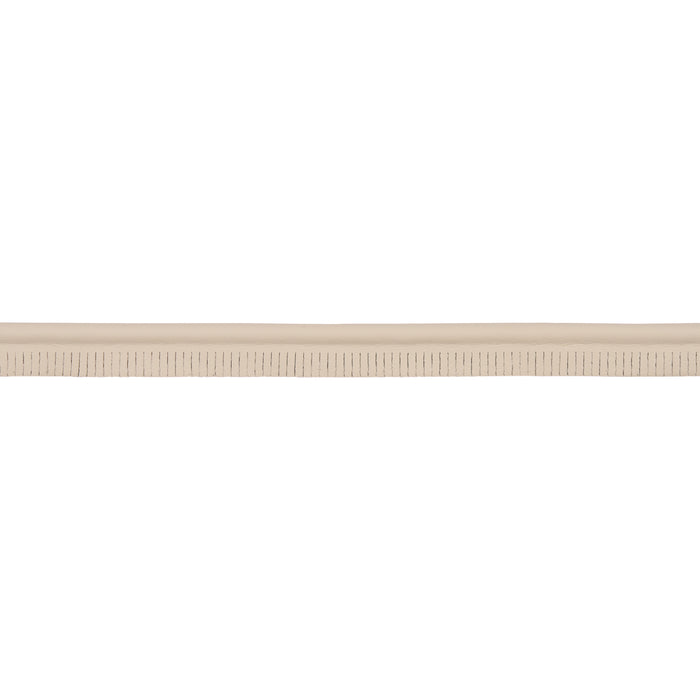 Schumacher Burnham Medium Leather Piping Beige Trim Sample 87751