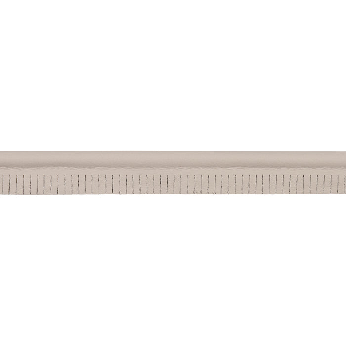Schumacher Burnham Medium Leather Piping Grey Trim 87752
