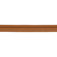 Schumacher Burnham Medium Leather Piping Camel Trim 87753