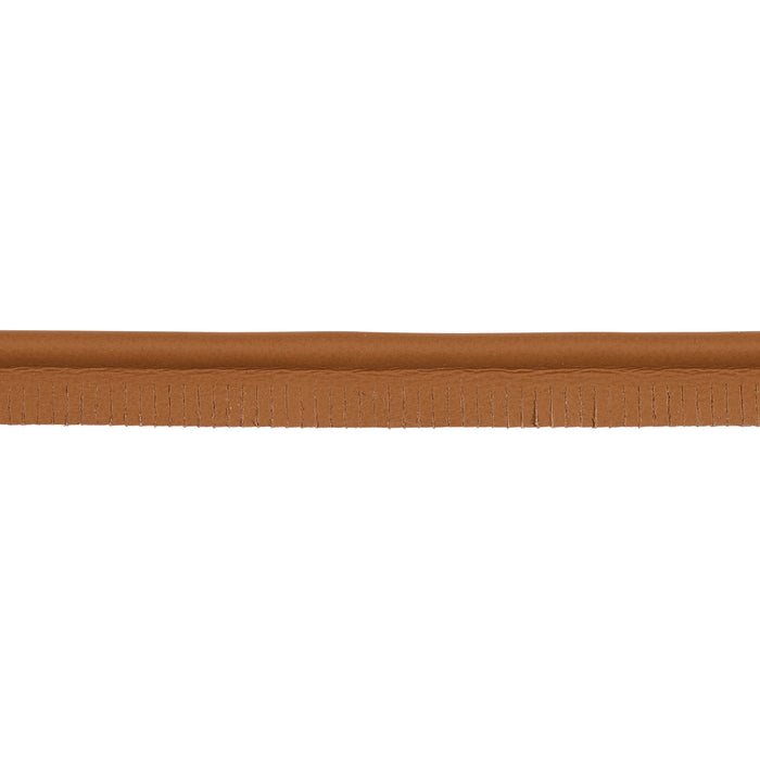 Schumacher Burnham Medium Leather Piping Camel Trim 87753