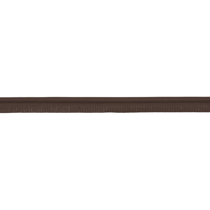 Schumacher Burnham Medium Leather Piping Dark Brown Trim 87755