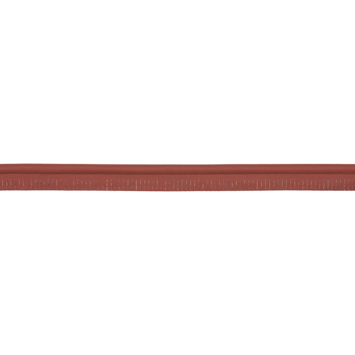Schumacher Burnham Medium Leather Piping Rust Trim 87756