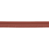 Schumacher Burnham Medium Leather Piping Rust Trim 87756