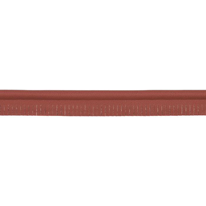 Schumacher Burnham Medium Leather Piping Rust Trim Sample 87756