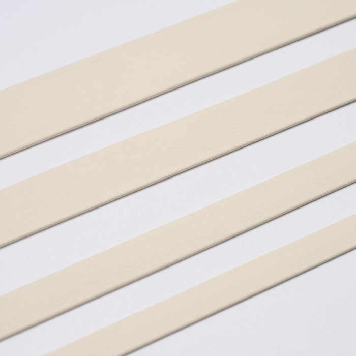 Schumacher Frazer Narrow Leather Trim Sample Ivory Trim Sample 87770