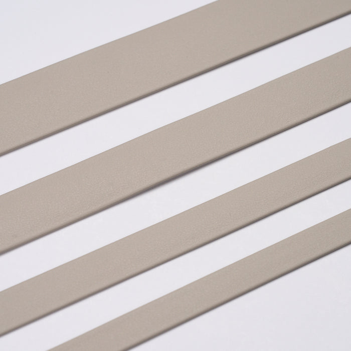 Schumacher Frazer Narrow Leather Trim Sample Grey Trim Sample 87772