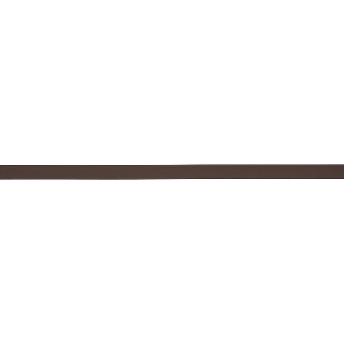 Schumacher Frazer Narrow Leather Trim Dark Brown Trim 87775