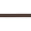 Schumacher Frazer Narrow Leather Trim Dark Brown Trim 87775