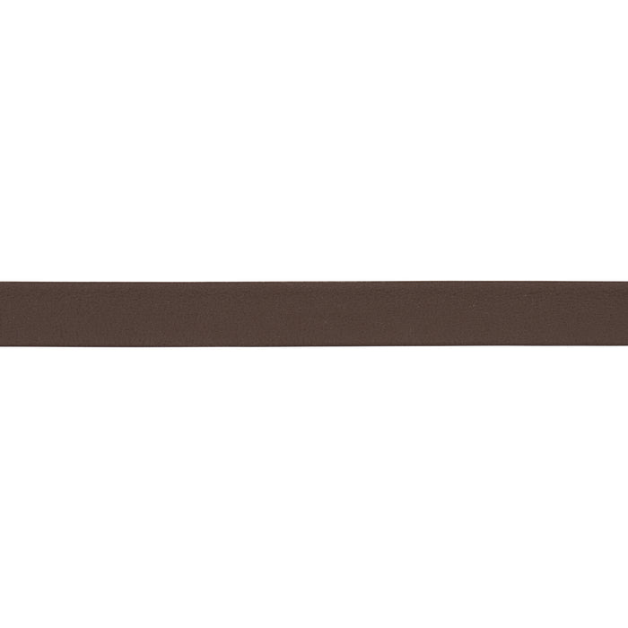 Schumacher Frazer Narrow Leather Trim Dark Brown Trim 87775
