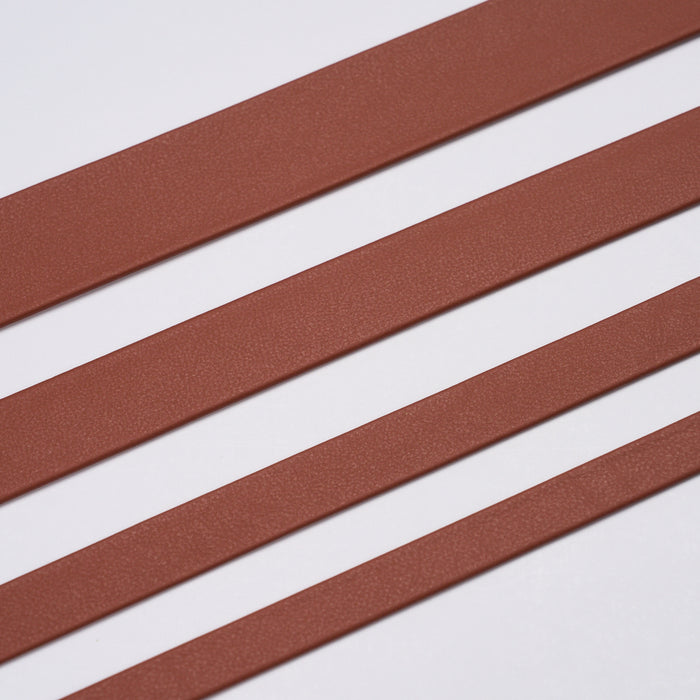 Schumacher Frazer Medium Leather Trim Sample Rust Trim Sample 87786