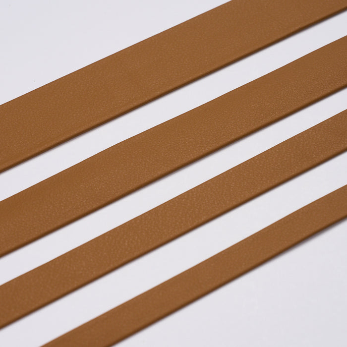 Schumacher Frazer Wide Leather Trim Camel Trim 87793