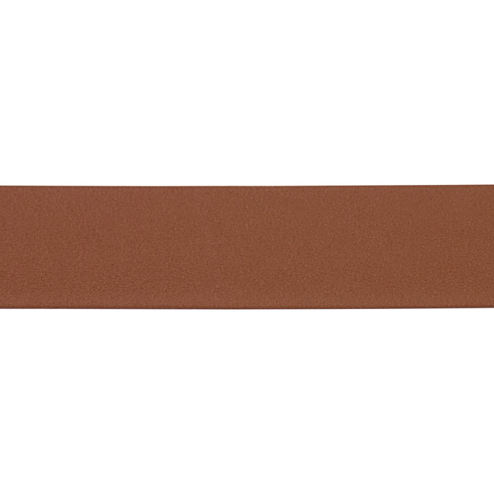 Schumacher Frazer Wide Leather Trim Sample Brown Trim Sample 87794