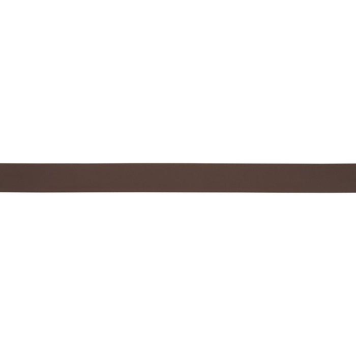 Schumacher Frazer Wide Leather Trim Sample Dark Brown Trim Sample 87795